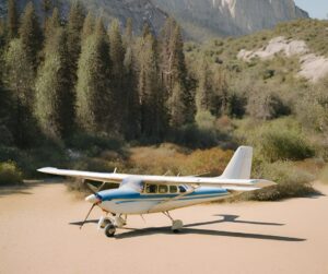 aereo nel parco nazionale