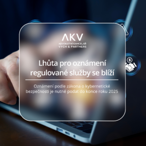 Lhůta pro oznámení regulované služby