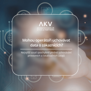 uchovávání dat operátory