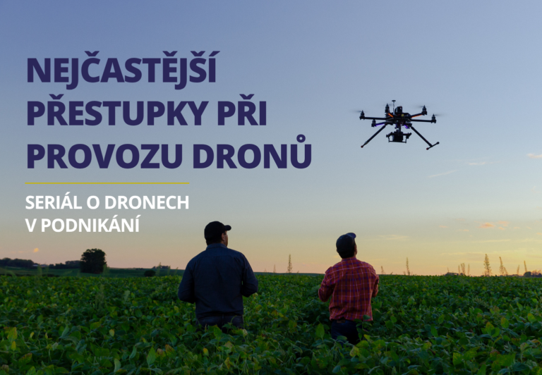přestupky při provozu dronů