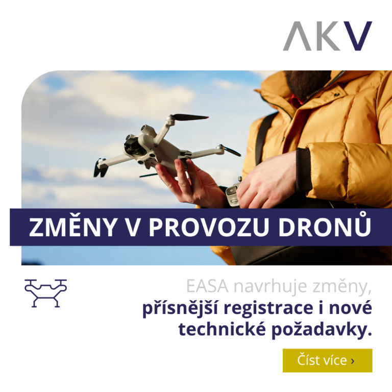 změny v provozu dronů